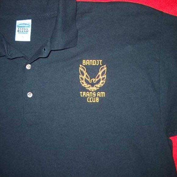 Bandit Trans Am Club Black & Gold Polo Shirts - Picture 4 of 6